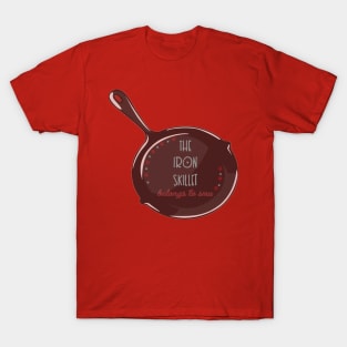 The Iron Skillet Belongs To SMU T-Shirt